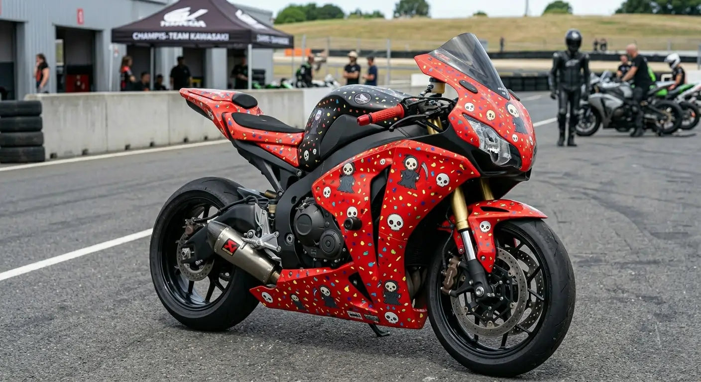 Motorcycle wrap
